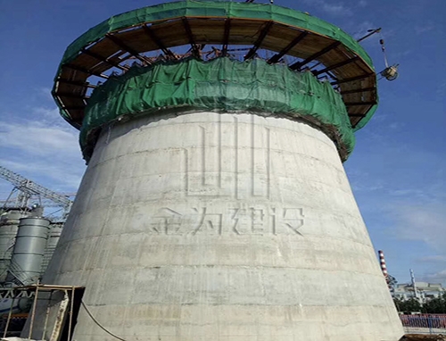 大煙囪新建現(xiàn)場